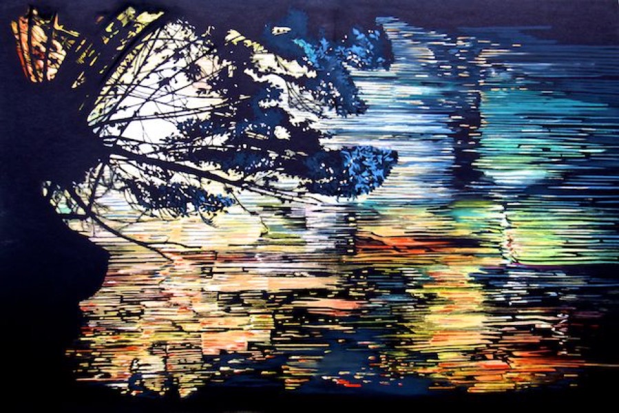  Crépuscule n°1 80x120cm