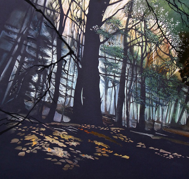 Crépuscule n°2 80x80cm